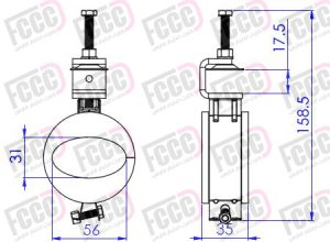 6 GHz Waveguide Clamp