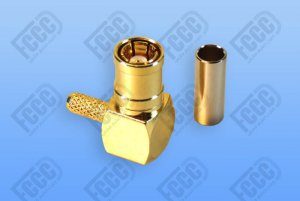 SMB Connector, Right angel, Female, for 1.5C2V Cable
