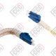 90 degree lc-lc duplex optic fiber patch cord