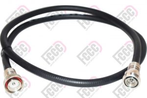 1/2" Jumper Cable, 7/16 RA Male-7/16 Female