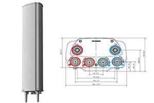 آنتن 65 درجه XXPOLE PANEL کاتراین - DBI 14.5/17