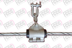 Suspension clamp for ADSS cable