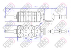 نقشه بست 8 راهه کابل شبکه و برق